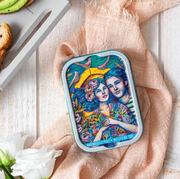 La Perle des Dieux Jahrgangssardinen 2022 Mademoiselle Perle - Dose 115 g