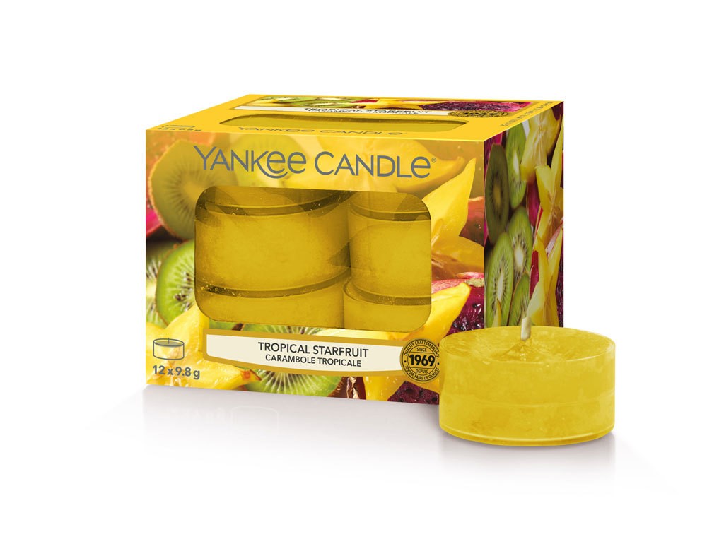 Yankee Candle Teelichter Tropical Starfruit 12 Stück