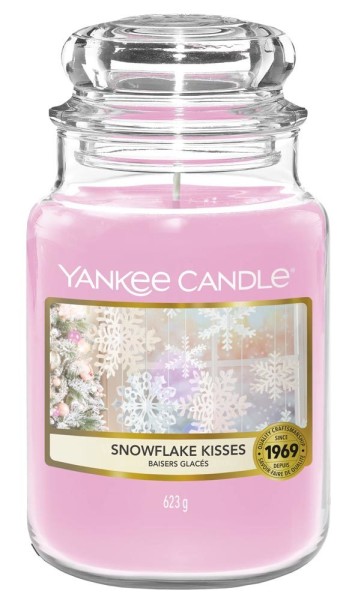 Yankee Candle Duftkerze Snowflake Kisses Weihnachtsduft