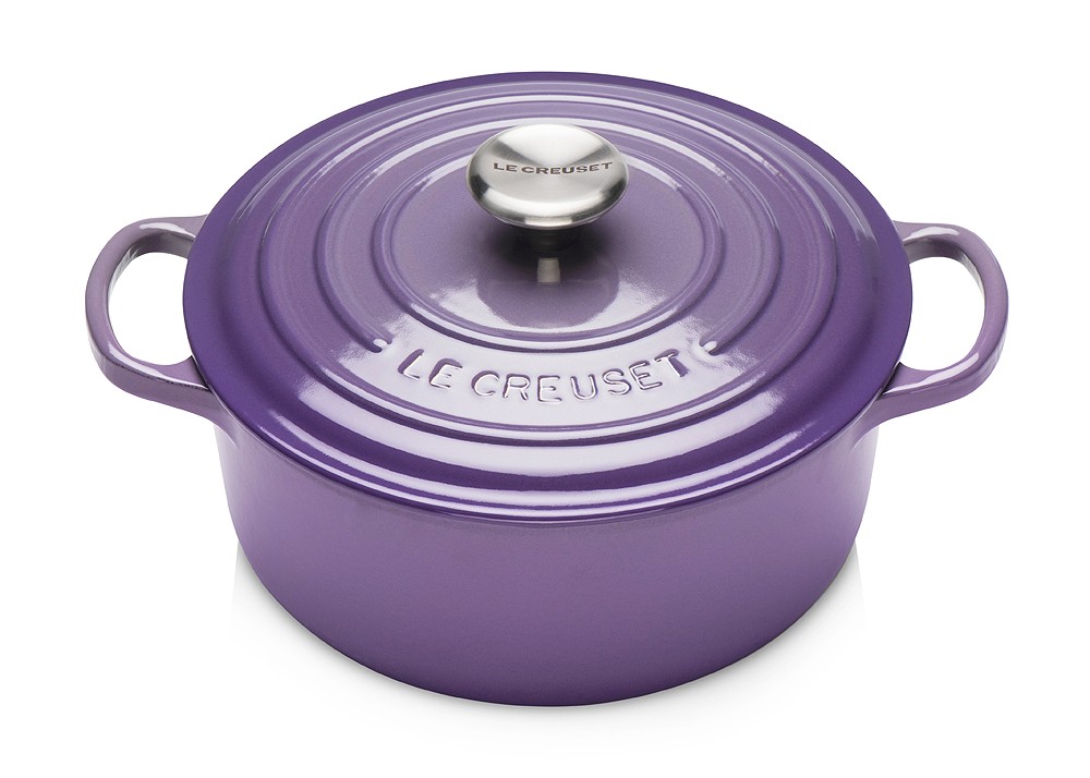 Le Creuset Bräter Signature Rund Gusseisen Ultra Violet 20cm