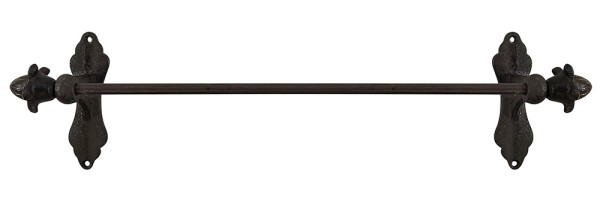 Handtuchhalter Braun Gusseisen Handtuchstange Wandmontage Vintage