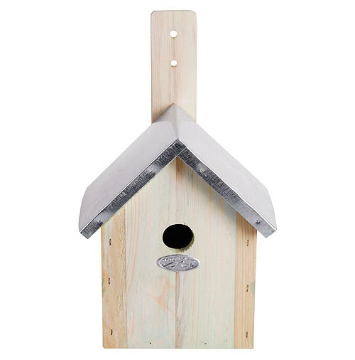 Vogelhaus für Blaumeisen Nistkasten Holz 23cm