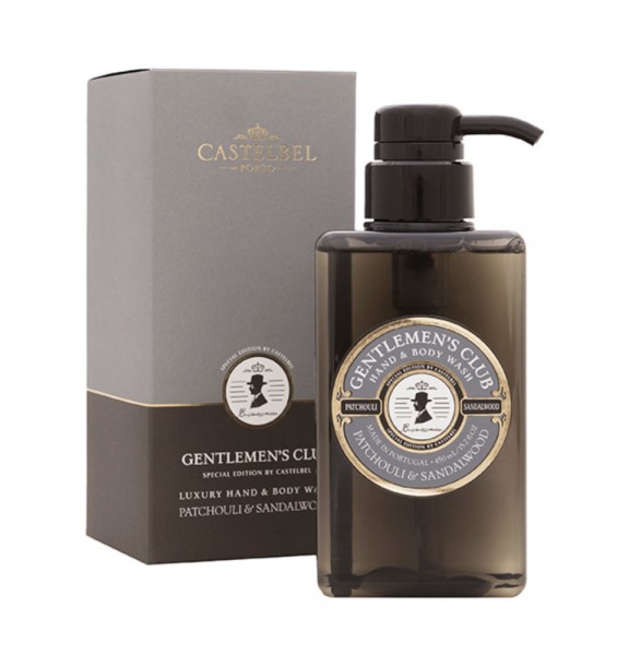 Castelbel Gentlemen`s Club Hand & Body Wash Patchouli & Sandalwood 450ml