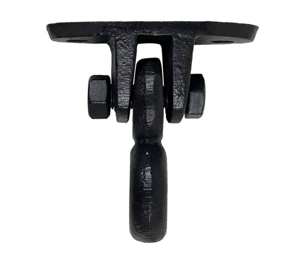 Mauerring Befestigungsring Anbindering Wandring Gusseisen Antik-Stil Schwarz