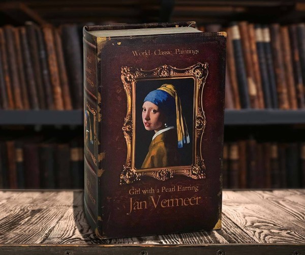 Hohles Buch Das Mädchen mit dem Perlenohrring Jan Vermeer Buchversteck
