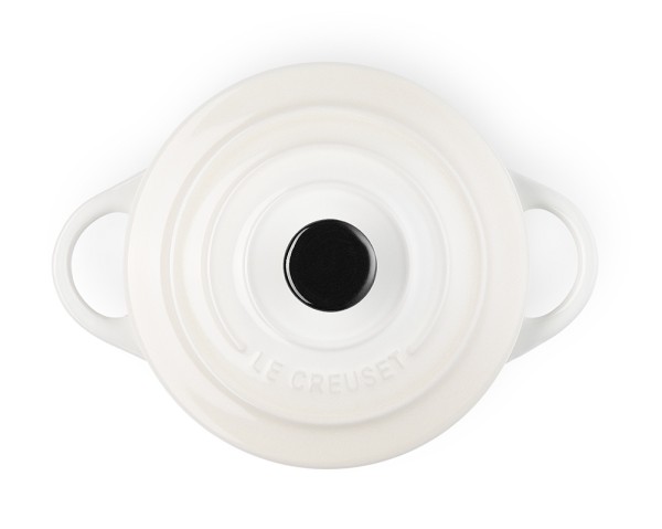 Le Creuset Mini Cocotte Steinzeug Meringue 10X5cm
