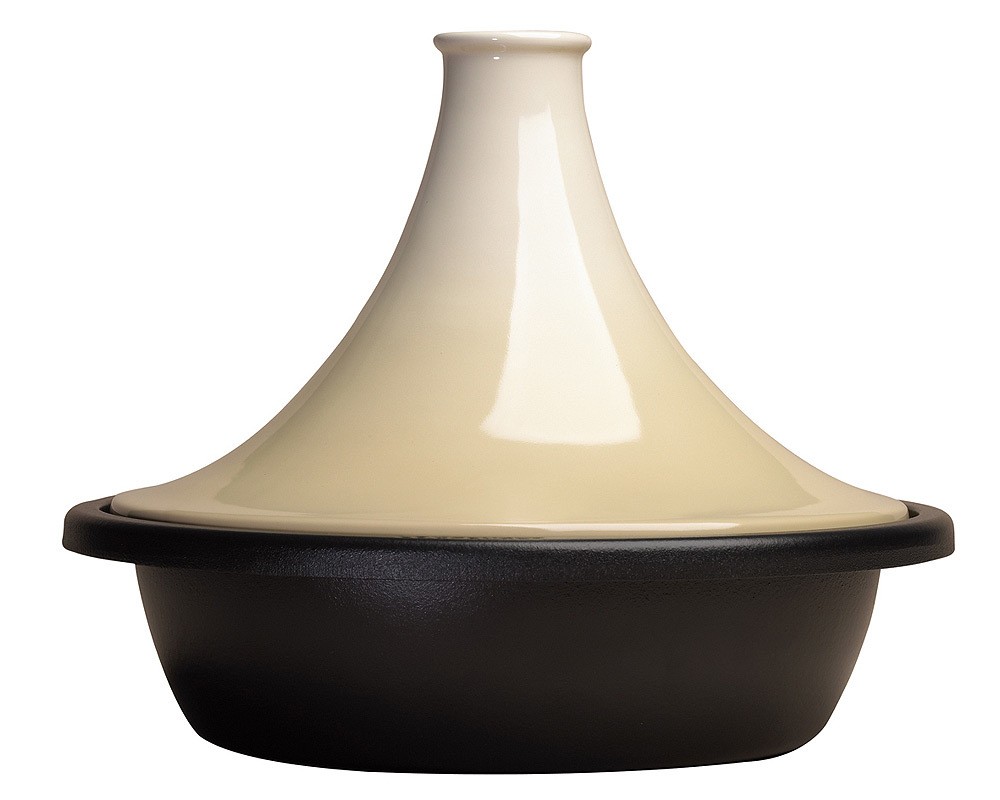 Le Creuset Tagine Gusseisen Creme 31cm LE CREUSET Woks Fondues