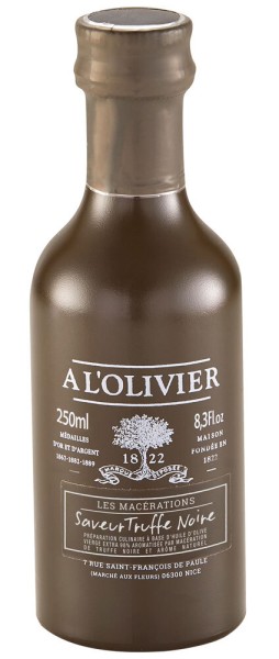 A L'Olivier Olivenöl mit schwarzem Trüffel Flasche 250ml