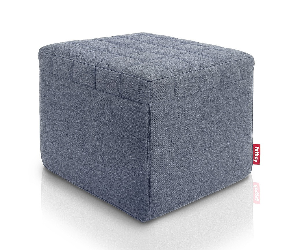 Fatboy Avenue Steel Blue Sitzhocker Blau 60 x 60 x 47 cm