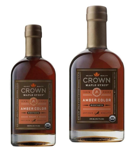 Crown Maple Syrup Amber Color BIO Ahornsirup
