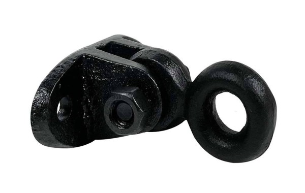 Mauerring Befestigungsring Anbindering Wandring Gusseisen Antik-Stil Schwarz